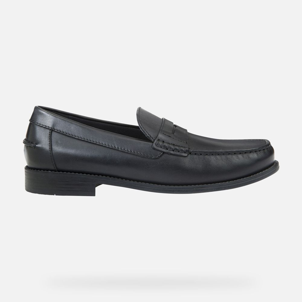 Geox Loafers Black New Damon - Geox Mens Shoes - JTBQAI084